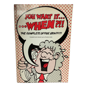 You want it when book