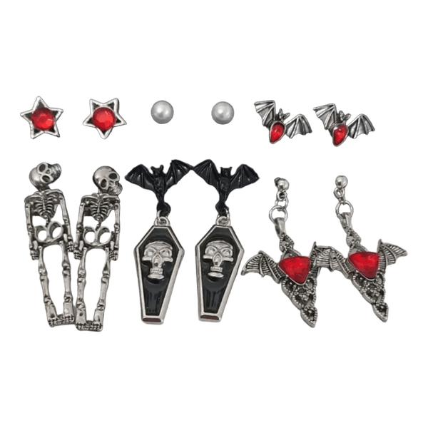 Gothic style earring set