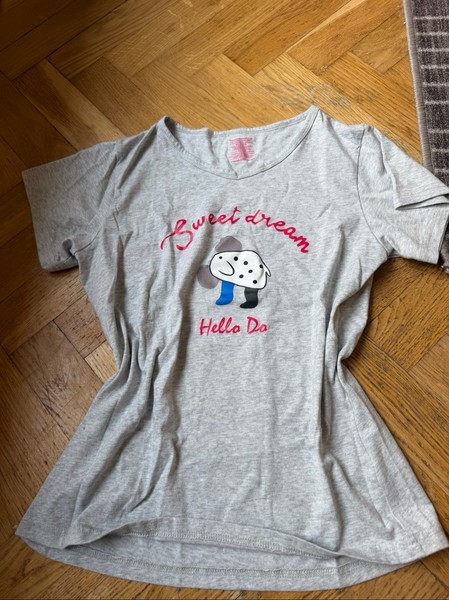 Grey graphic sleep t-shirt