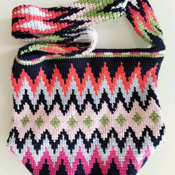 Handmade Novita cotton bag