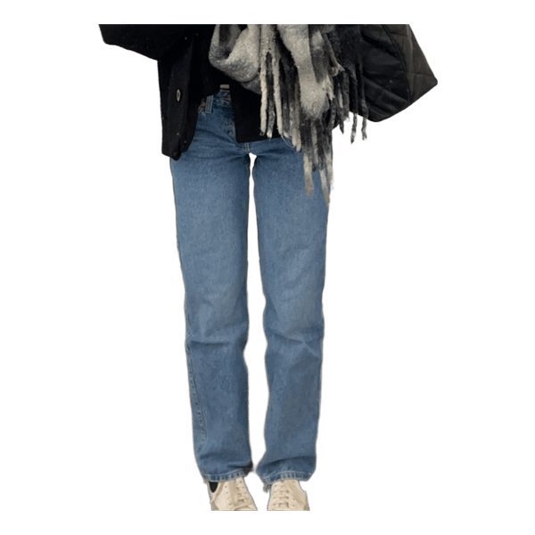 Weekday blue straight jeans
