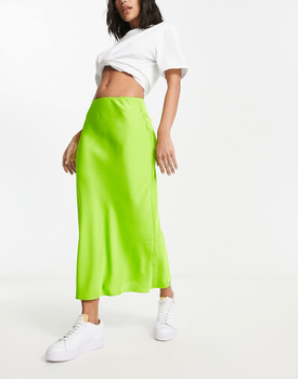 Satin slip skirt