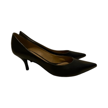 Musta avokärkinen korkokenkä