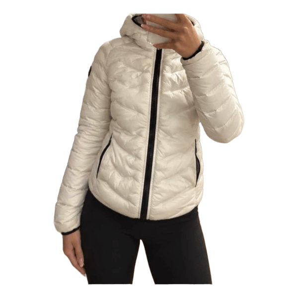 Valkoinen Superdry kevyttoppatakki