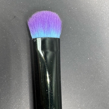 Pink makeup brush