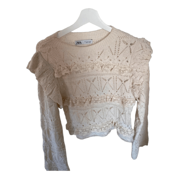 Beige Zara sweater