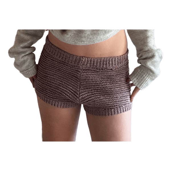 Zara strikshorts i lilla