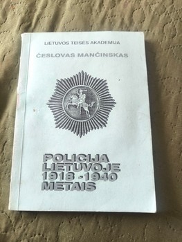 Knyga Policija Lietuvoje