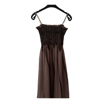 Vintage dress with lace