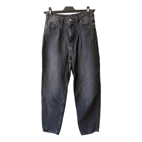 Black denim jeans