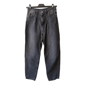 Black denim jeans
