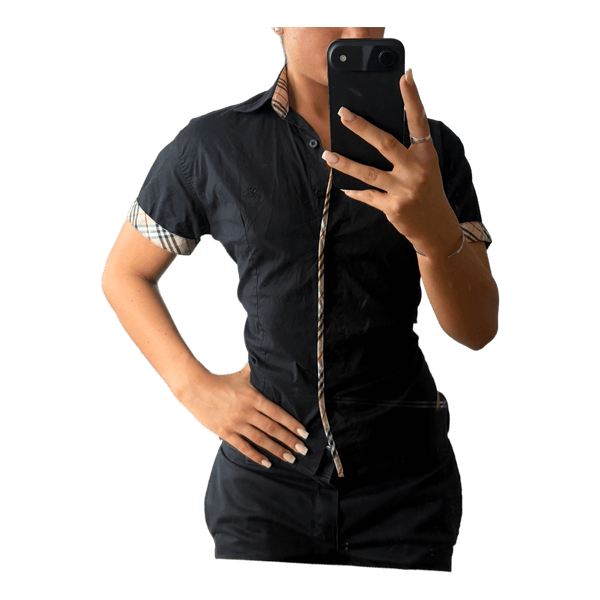Black cotton shirt