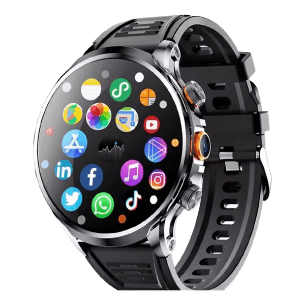 H18 4g smartwatch super amoled titanium case