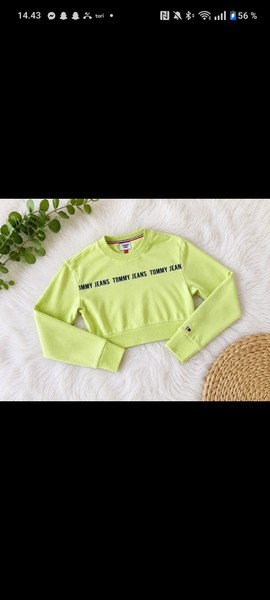 Uusi Tommy Jeans -collegepaita💚💛
