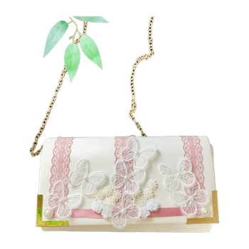 Uniikki perhoslaukku bag