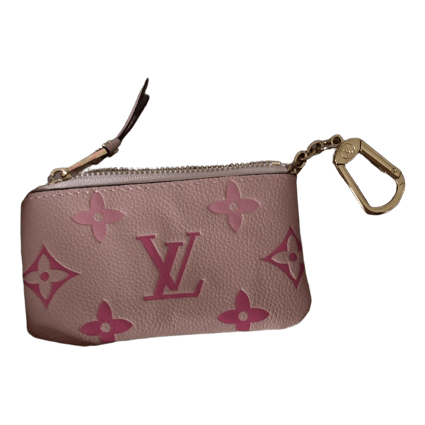 Louis Vuitton pink key pouch