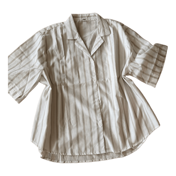 Uniqlo striped button shirt