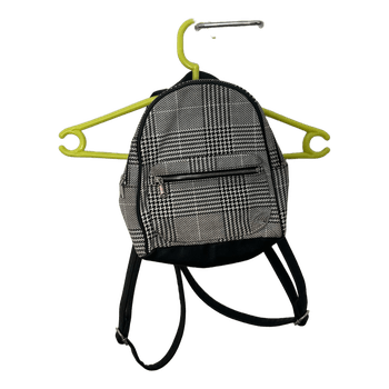 Houndstooth print backpack