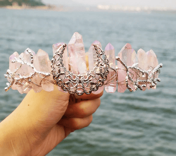 Crystal crown headband