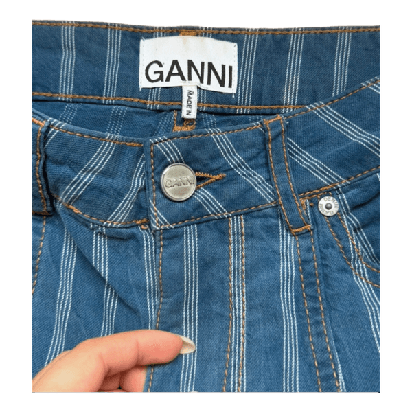 Ganni stribede jeans