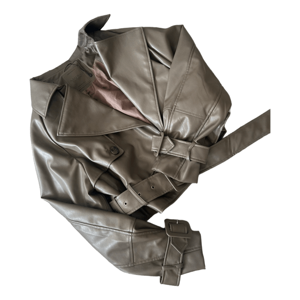 Amisu faux leather jacket