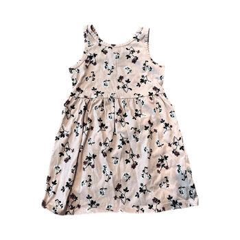 Vaaleanpunainen kukkamekko