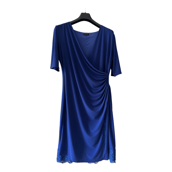 Blue dress with lace
