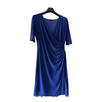 Blue dress with lace
