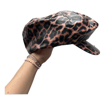 Leopardi flat cap