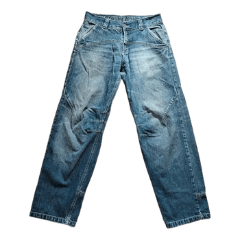 Blue baggy jeans