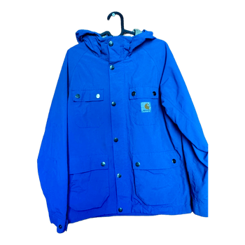 Blue Carhartt hooded jacket