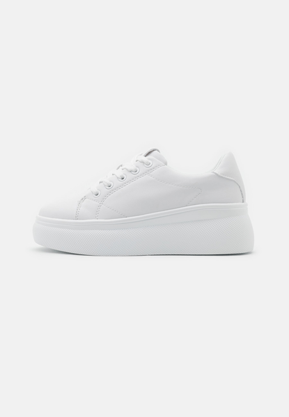 White low-top sneakers