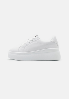 White low-top sneakers