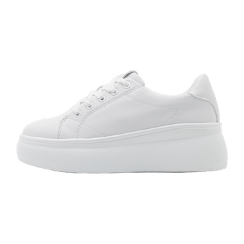 White low-top sneakers