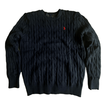 Ralph Lauren dark blue knit M size new with tags