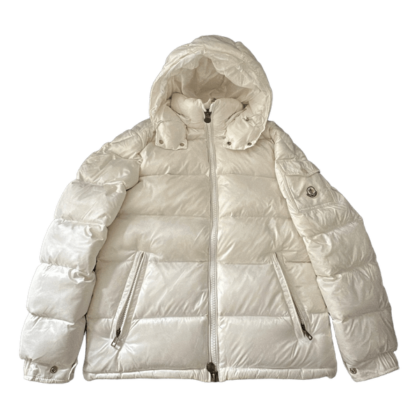 Hvid Moncler dunjakke