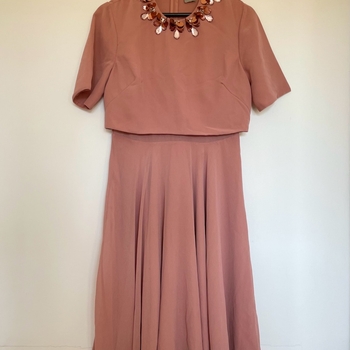 Asos midi dress with embellishments