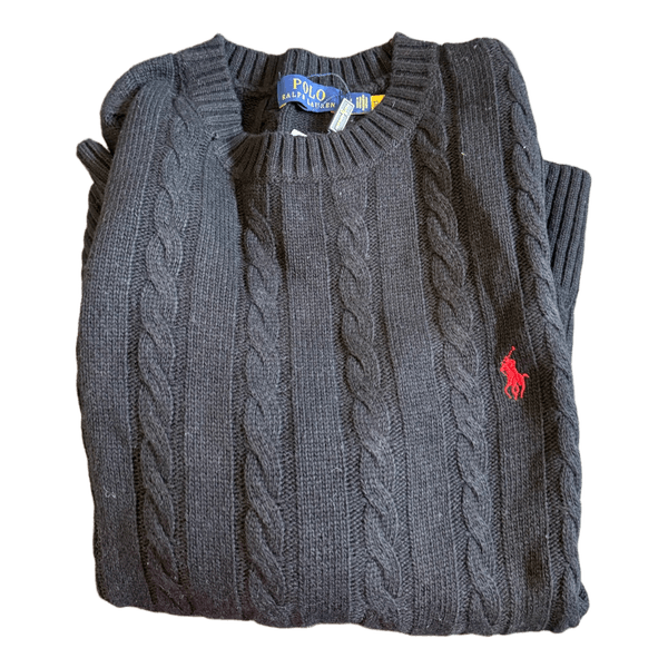 Sort Polo Ralph Lauren striktrøje