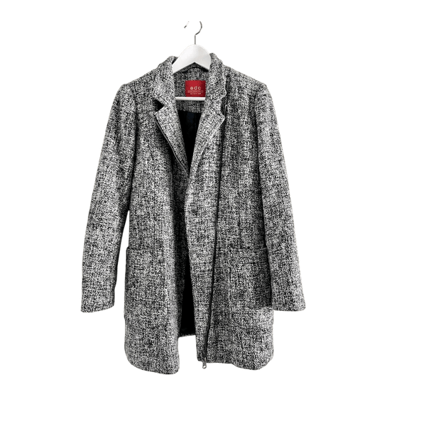 Harmaa Esprit EDC villakangastakki, koko XS