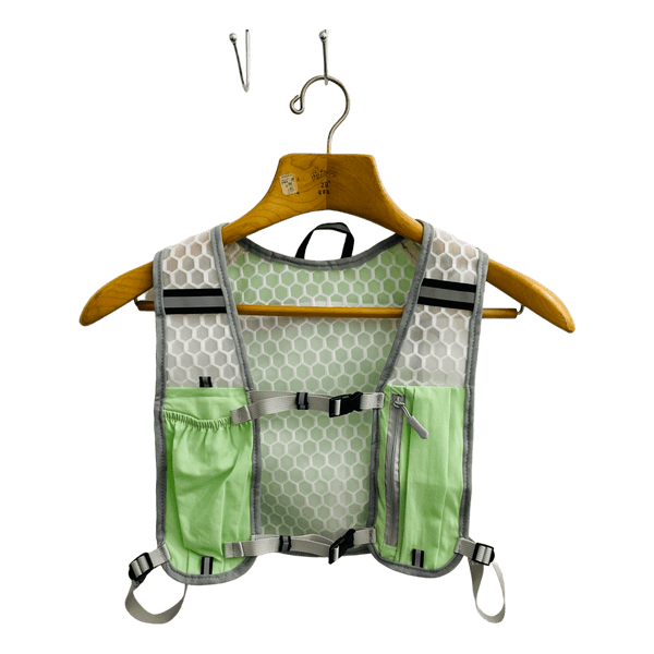 Green running hydration vest