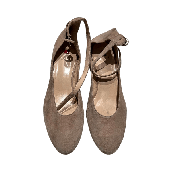 Beige korkokengät 