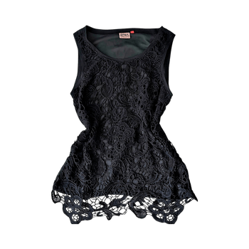 Only Black lace tank top