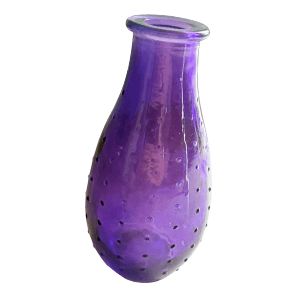 Purple glass vase