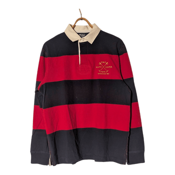 🏉 Polo Ralph Lauren Rugby Shirt – Red / Navy (Size L)