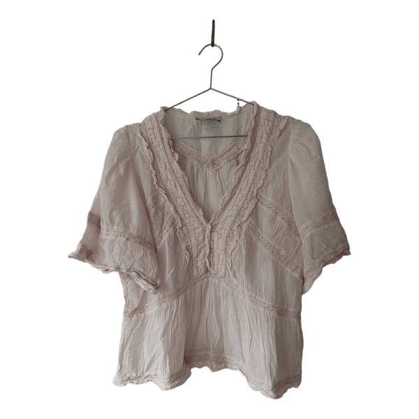 Neo Noir lyserød bluse