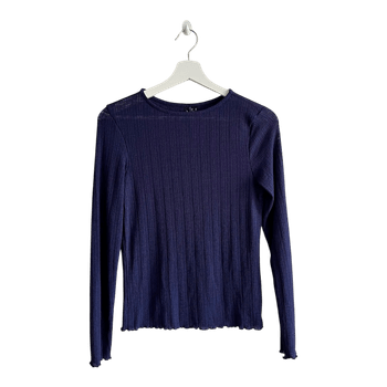 Vero Moda navy long-sleeved top