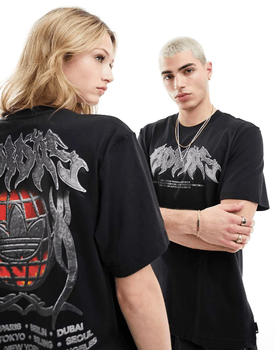 Gothic graphic T-shirt