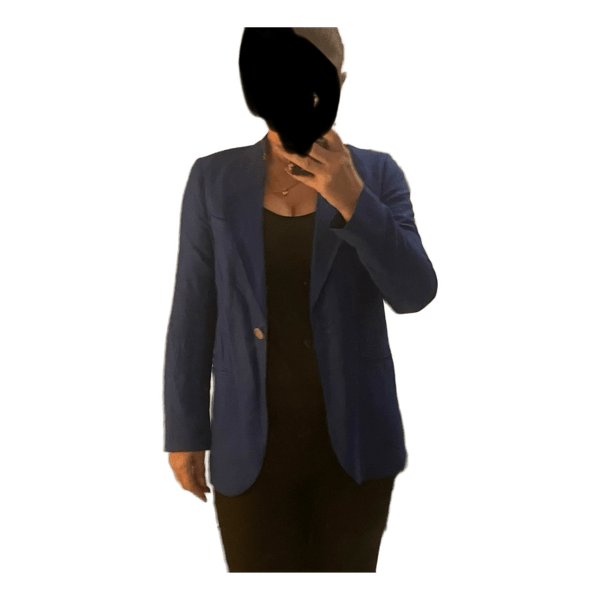 Blå blazer