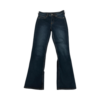 tummansiniset bootcut-farkut