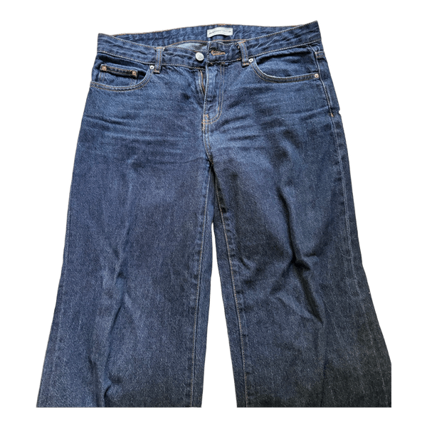 Blå denim jeans